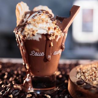 Caffè con panna