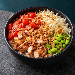 Poke chicken grelhado