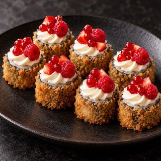 Crispy frutas vermelhas 4 pezzi