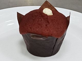 Muffin red velvet e cioccolato bianco