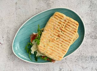 Panini con jamón de Parma