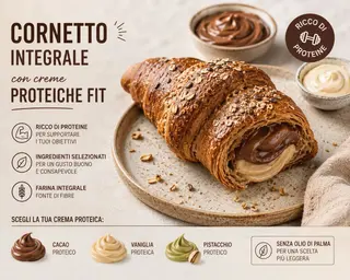 Cornetto farcito dolce
