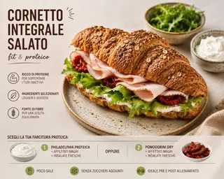 Cornetto farcito salato
