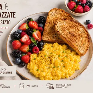 Tris di uova strappazate