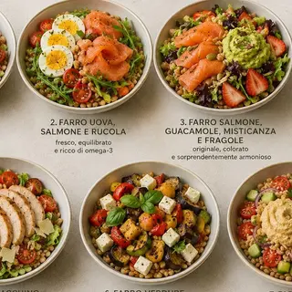 Farro salmone