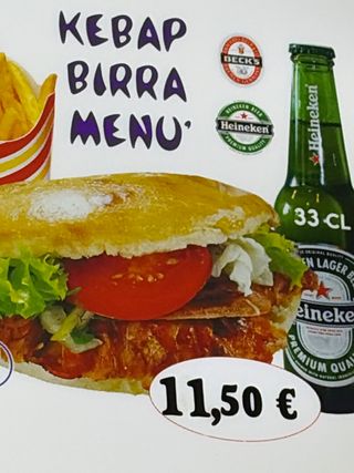 Kebab Birra Menù