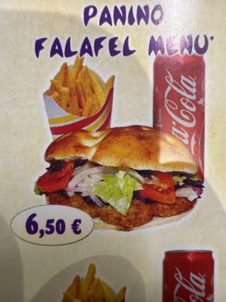 Panino Falafel Menù