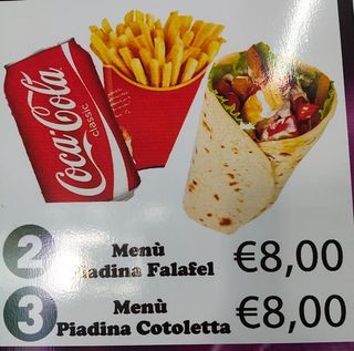 Piadina falafel
