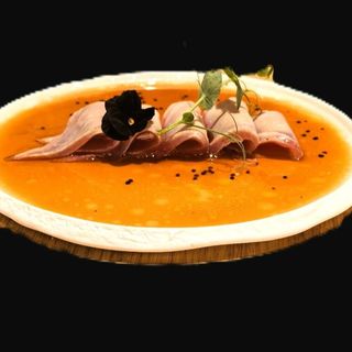 074 - Carpaccio flambè tuna
