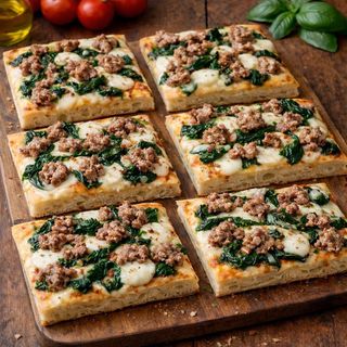 Trancio Pizza Salsiccia e rape