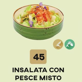 Insalata con pesce misto