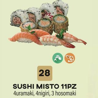 Sushi misto 11 pezzi