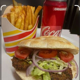 Menu panino falafel