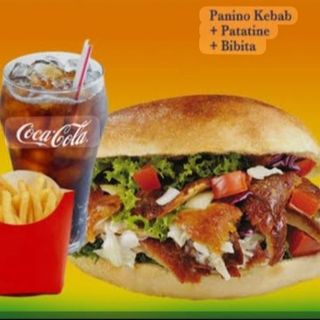 Menu panino kebab