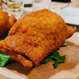 Burrata fritta con ventricina