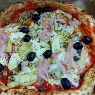 Prosciutto cotto e funghi