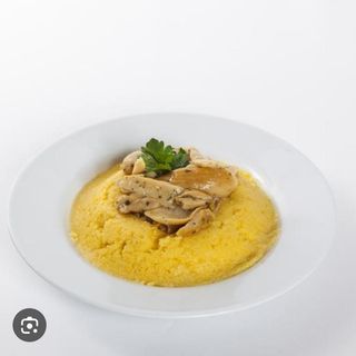 Polenta e funghi porcini