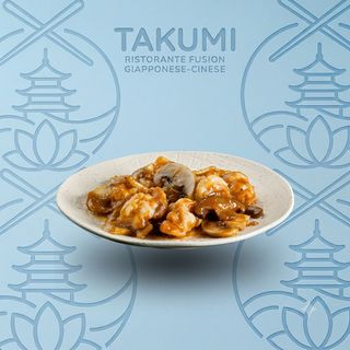 GAMBERETTI BAMBU' E FUNGHI
