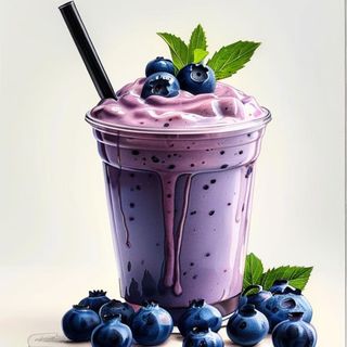 Bubble tea al mirtillo medium 