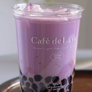 Bubble tea al taro large