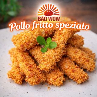 Petto Pollo Fritto Speziato In Pezzetti