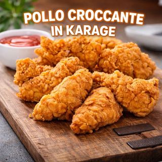 Cosce di Pollo Fritte in Karaage