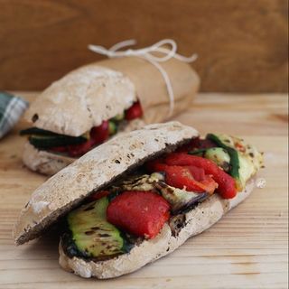 Vegetable burger menù