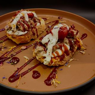 Bruschetta pulled pork 