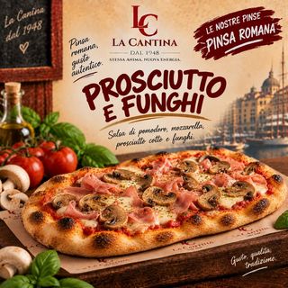 Prosciutto e funghi