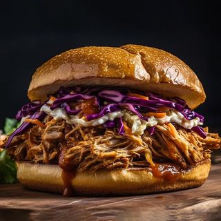 Pulled pork sandwich