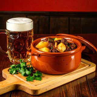Smoked beef stew