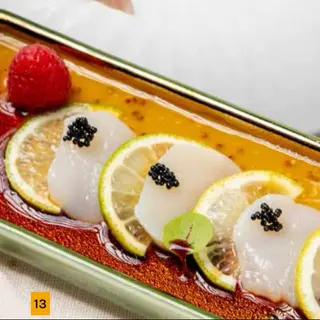 13 scalopp crudo agrumato