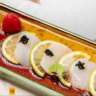 13 scalopp crudo agrumato