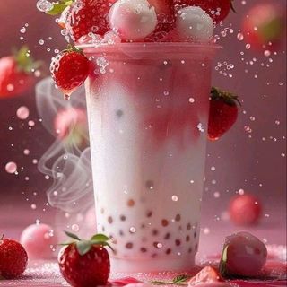 Bubble tea milk medium