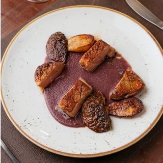 Petto d'anatra cotto a bassa temperatura