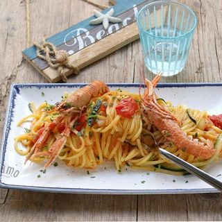 Tagliatelle agli scampi