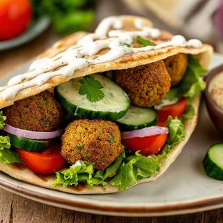 Panino falafel