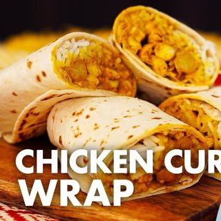 Menu piadina curry