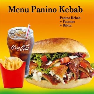 Menù panino kebab
