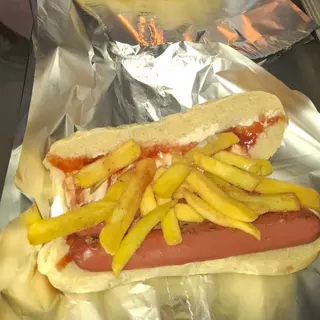 5)Würstel patatine fritte ketchup maionese