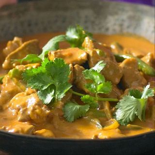Saffron lamb korma