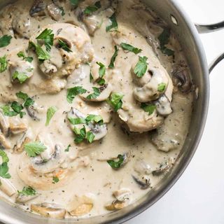 Cream chicken
