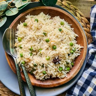 Green pea rice