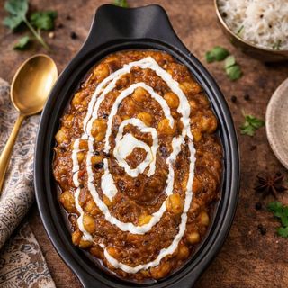 Karahi chana