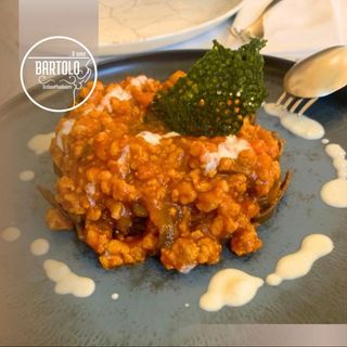 Tagliatella al cacao con ragù di cinghiale 