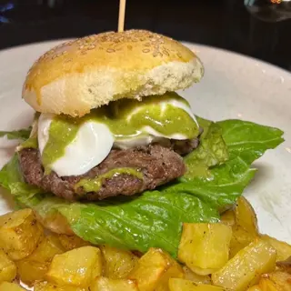 Burger meat&gin
