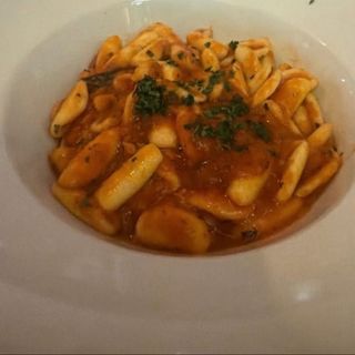 Cavatelli al sugo di pescatrisce