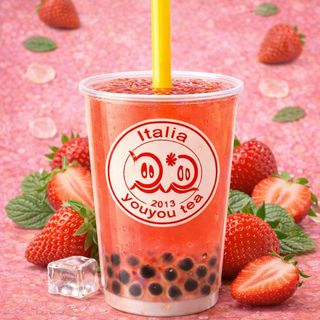 Bubble tea fragola M