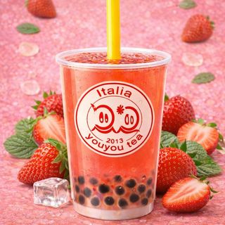 Bubble tea fragola L