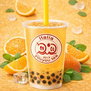 Bubble tea arancia M